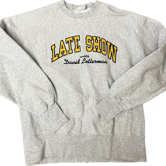 Late Show with David Letterman crewneck